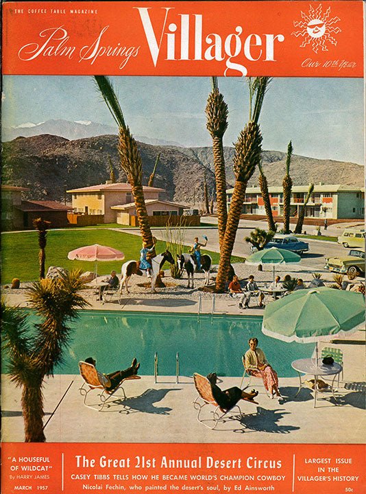 Palm Springs Life Cover Print - 1957 March - Destination PSP
