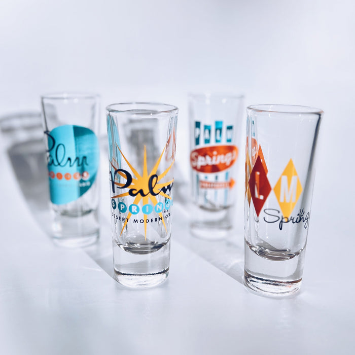 Palm Springs Shot Glass - Multicolored (Set of 4) - Destination PSP