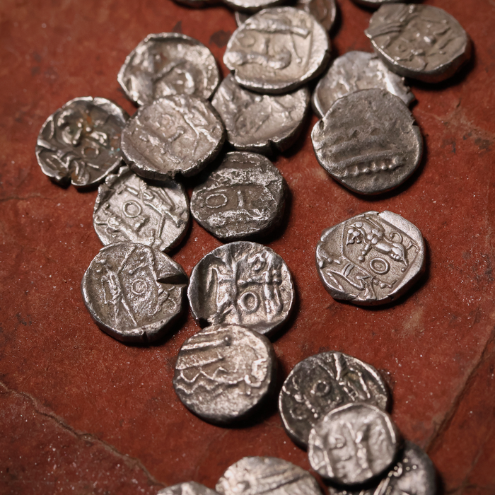 Phoenicians, City of Sidon, Silver Sixteenth Shekel - c. 384 to 332 BCE - Ancient Lebanon