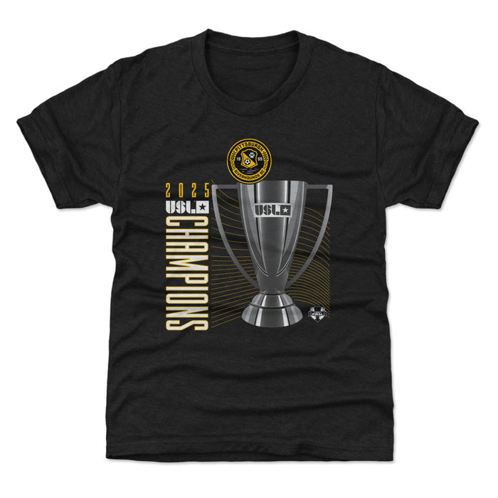 Pittsburgh Riverhounds SC 2025 USL Championship Final Champions Youth T-shirt