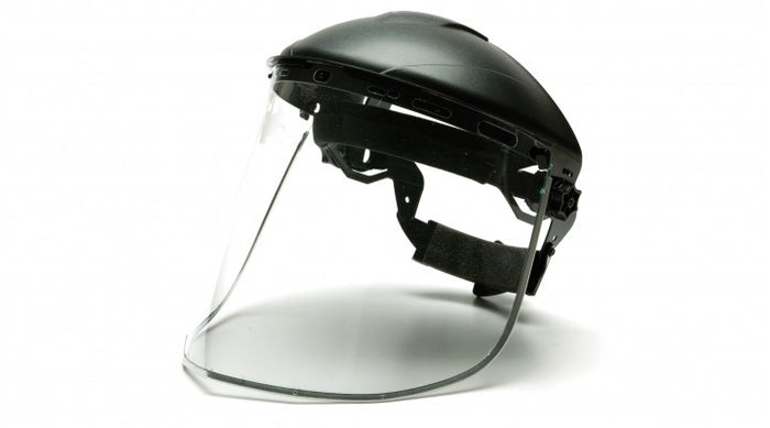 Pyramex Headgear and Polycarbonate Face Shield Combo #HGBRKIT (Discontinued)