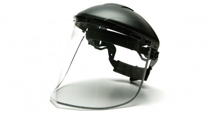 Pyramex Headgear and Polycarbonate Face Shield Combo #HGBRKIT (Discontinued)