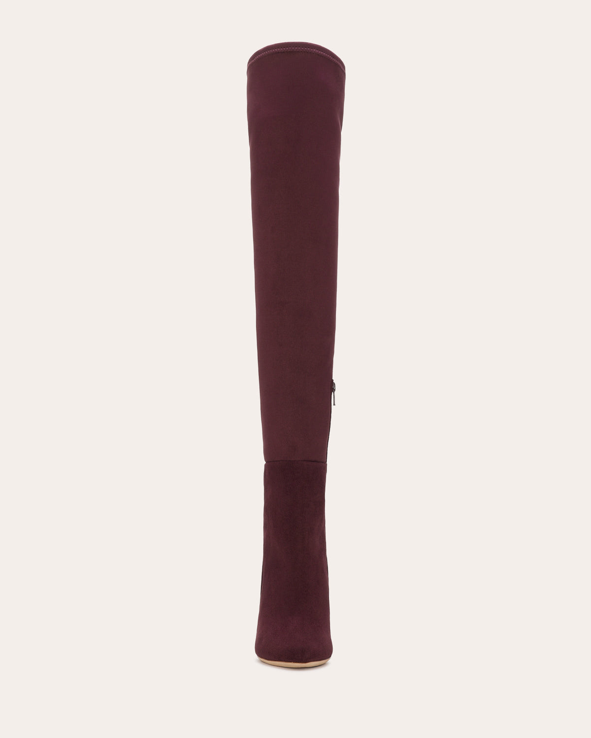 Dara Suede Over-The-Knee Boots | BURGUNDY SUEDE