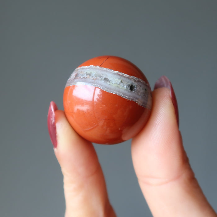 red jasper ball