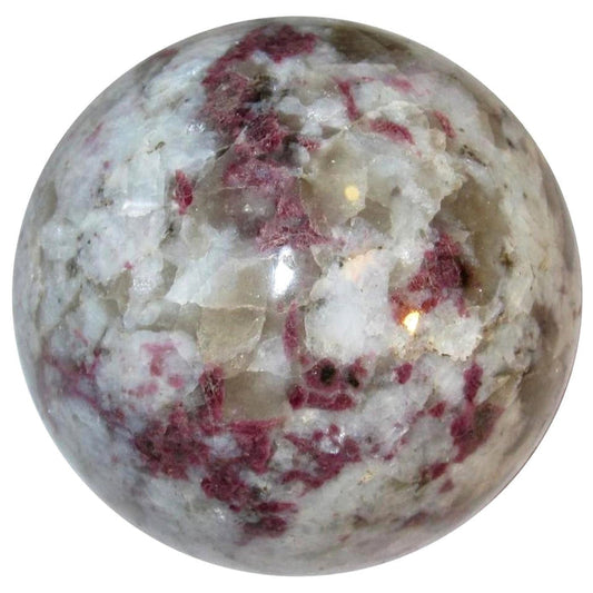 red tourmaline sphere