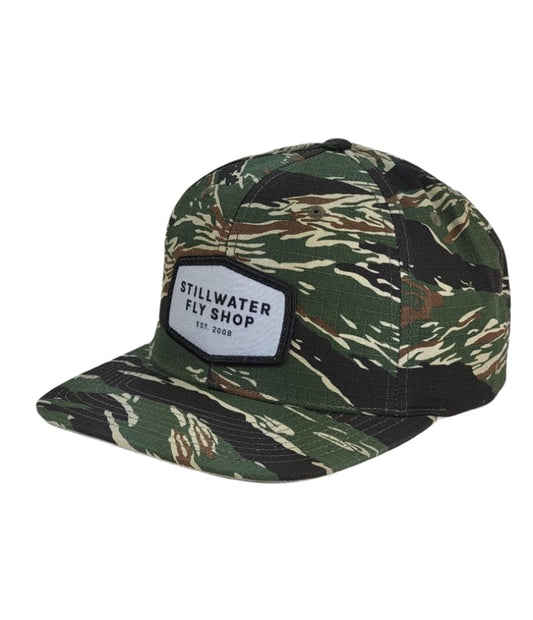 Richardson Flat Bill Ripstop Snapback - Fly Shop Logo