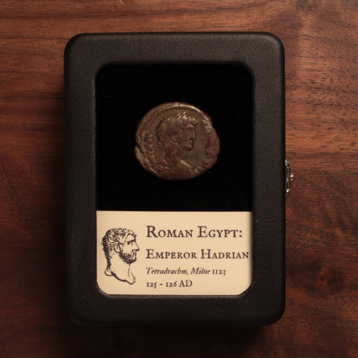 Roman Egypt, Emperor Hadrian, Tetradrachm, Eirene Reverse - 125 to 126 CE - Roman Provinces