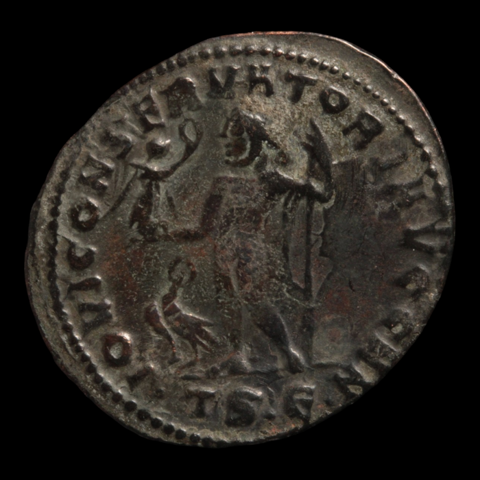 Rome, Emperor Constantine the Great, Bronze, Jupiter Reverse - 312 to 313 CE - Roman Empire