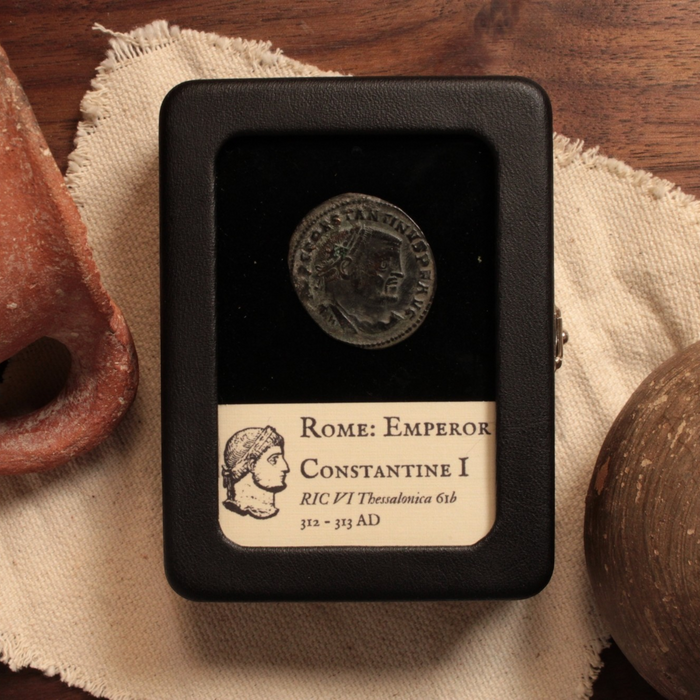 Rome, Emperor Constantine the Great, Bronze, Jupiter Reverse - 312 to 313 CE - Roman Empire