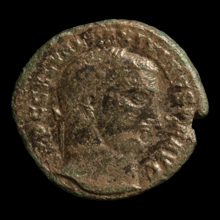 Rome, Emperor Galerius, Bronze, Genius on Reverse - 310 to 313 CE - Roman Empire
