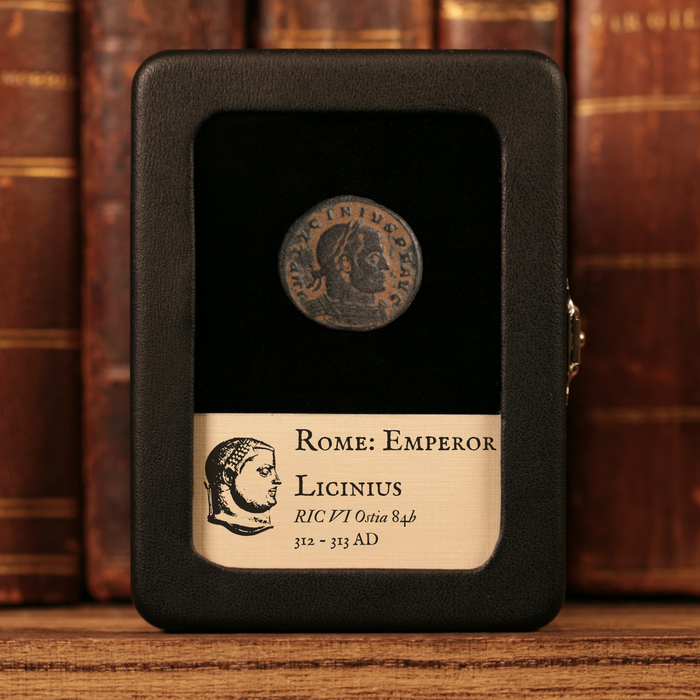 Rome, Emperor Licinius, AE Unit, Sol (Sun God) - 312 to 313 CE - Roman Empire