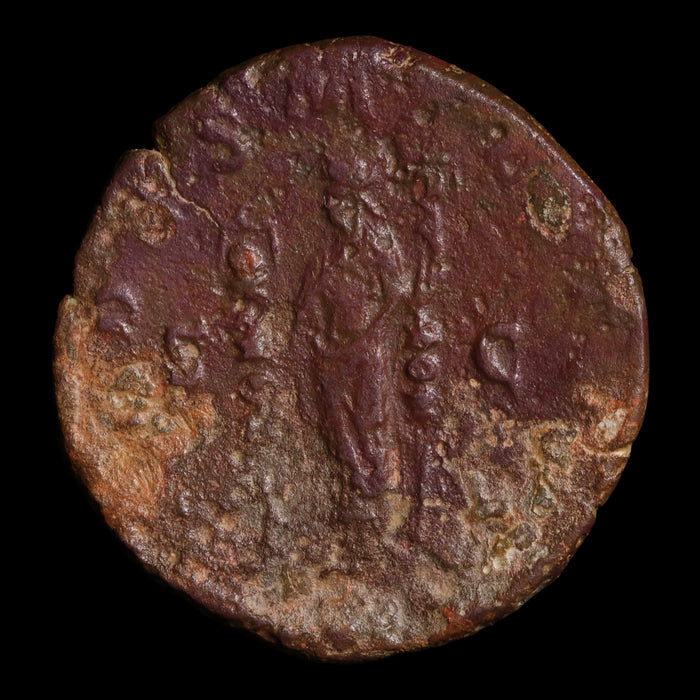 Rome, Emperor Maximinus Thrax, AE Sestertius, Fides (Goddess of Trust) - 236 to 238 CE - Roman Empire