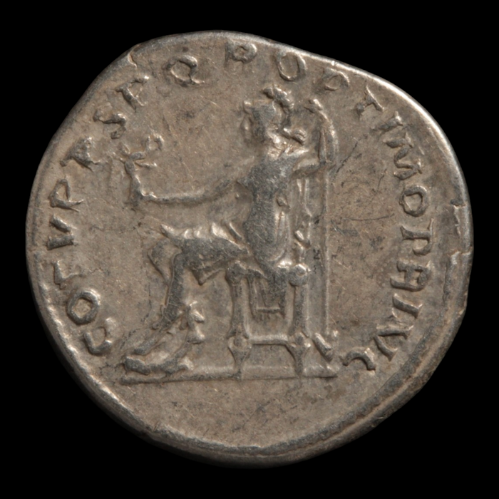 Rome, Emperor Trajan, Silver Denarius, Roma Reverse - 103 to 111 CE - Roman Empire