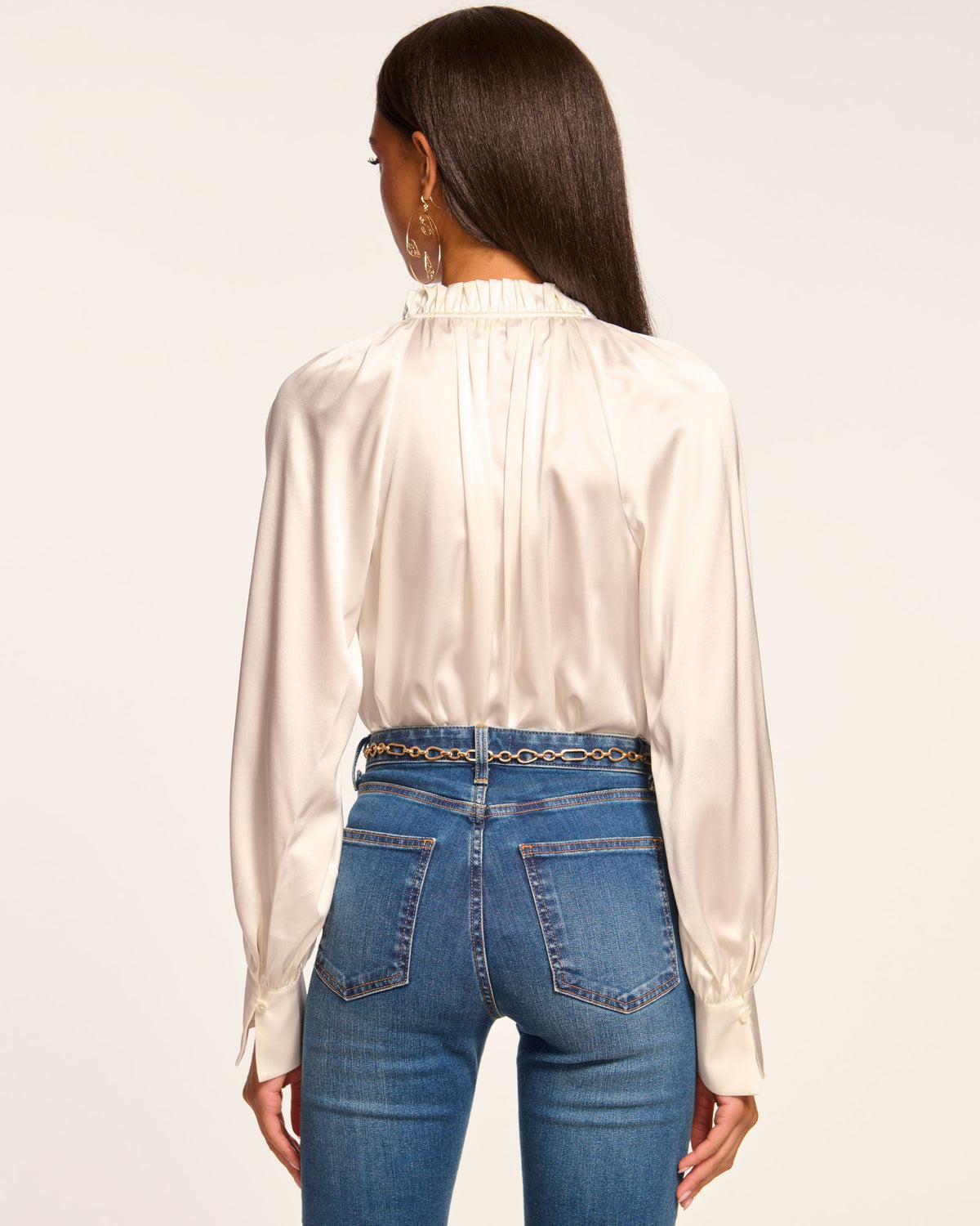 Gayle Silk Long Sleeve Blouse