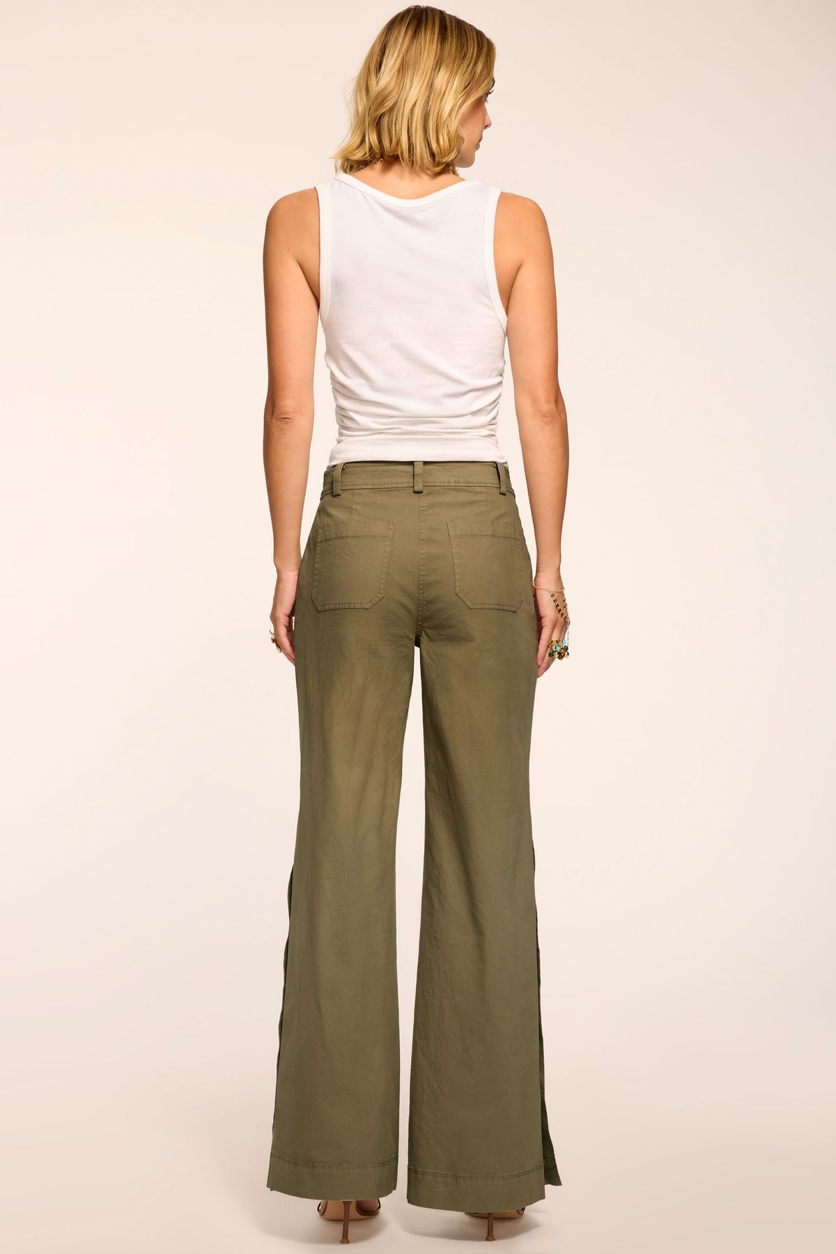 Giselle Canvas Wide Leg Pant