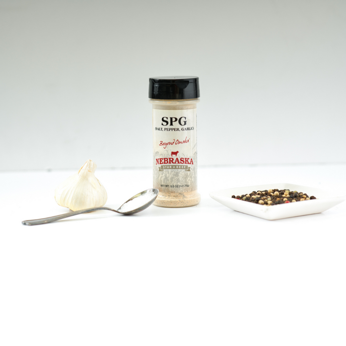 Salt, Pepper, Garlic Seasoning | 5 oz | Nebraska Star Beef