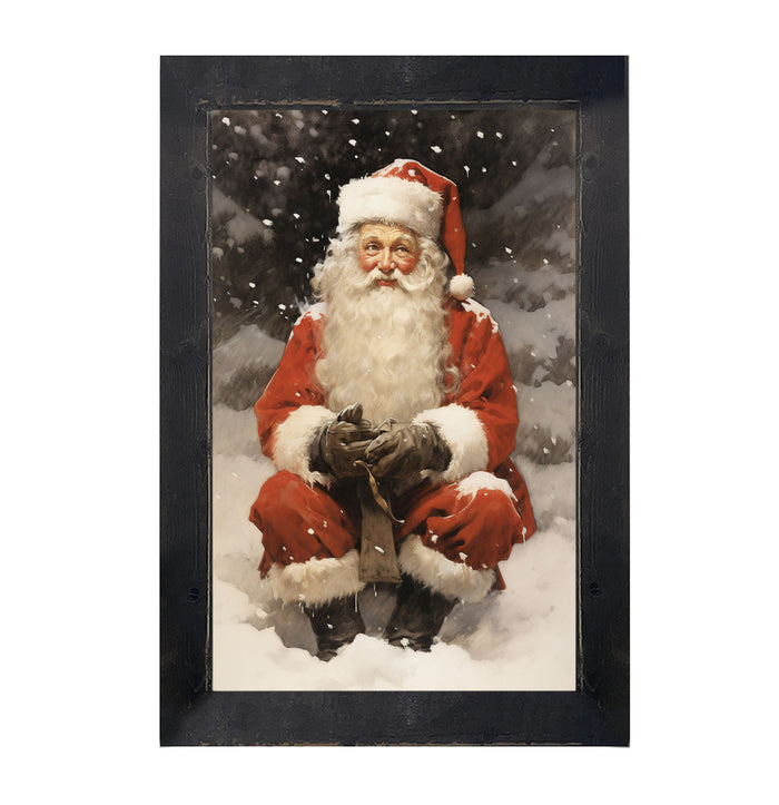 Santa distracted