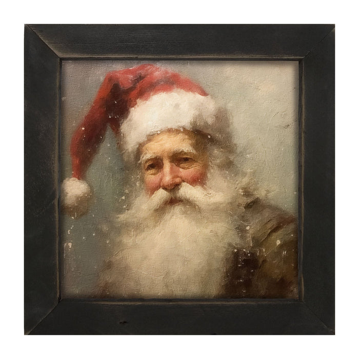 Santa portrait 10 - Framed Art