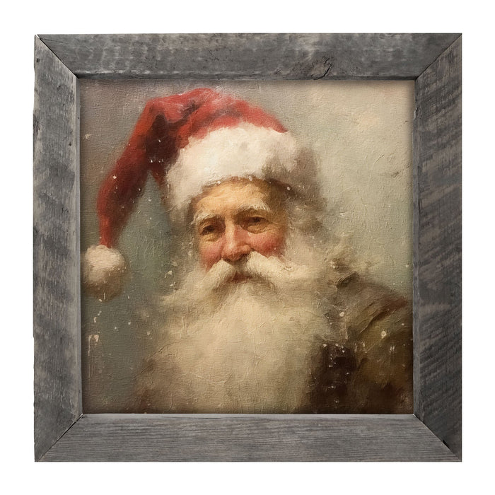 Santa portrait 10 - Framed Art