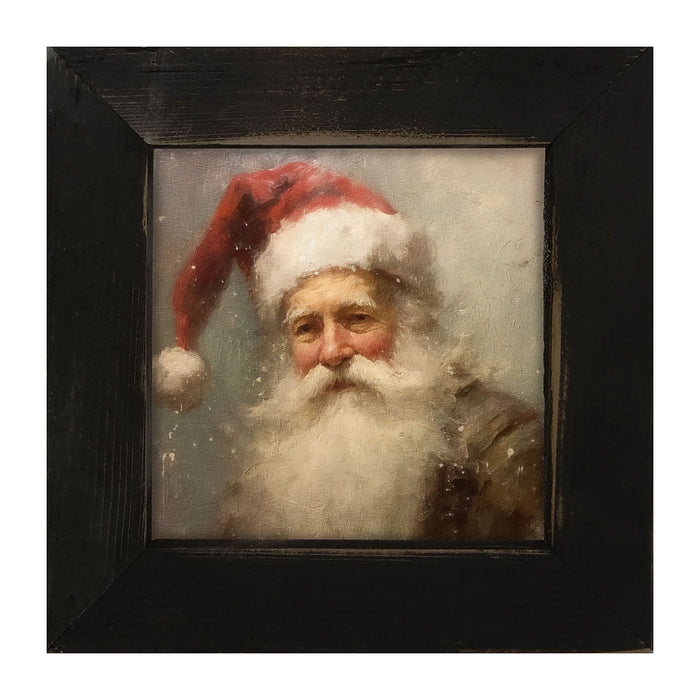 Santa portrait 10 - Framed Art