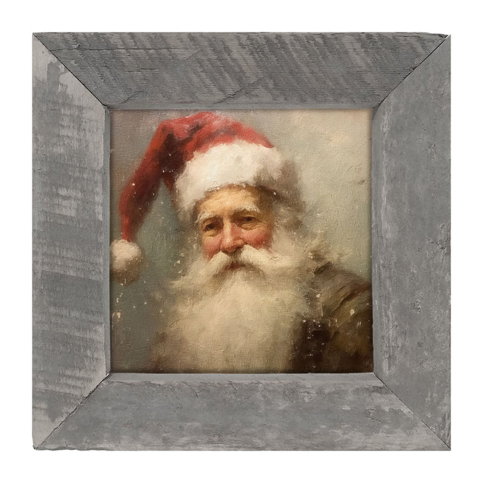 Santa portrait 10 - Framed Art