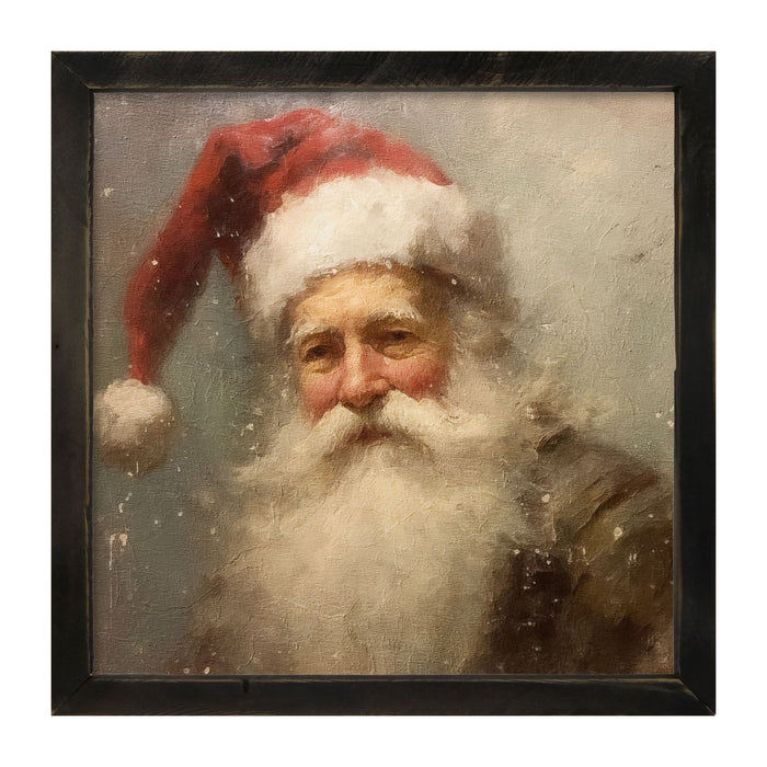 Santa portrait 10 - Framed Art