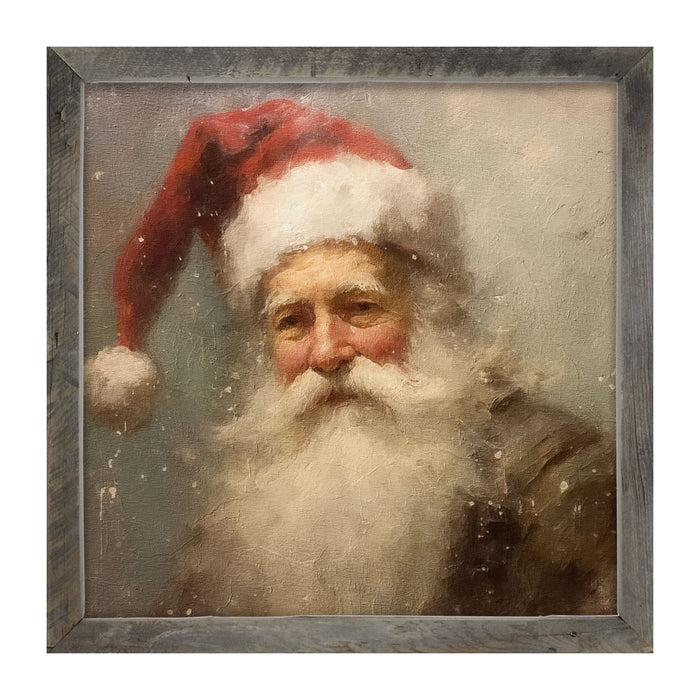 Santa portrait 10 - Framed Art