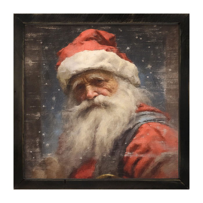 Santa portrait 12 - Framed Art