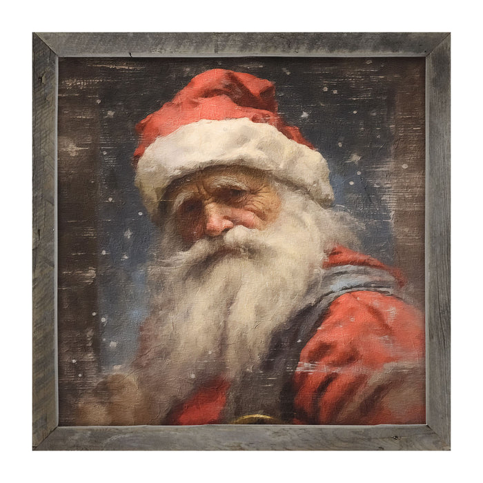 Santa portrait 12 - Framed Art