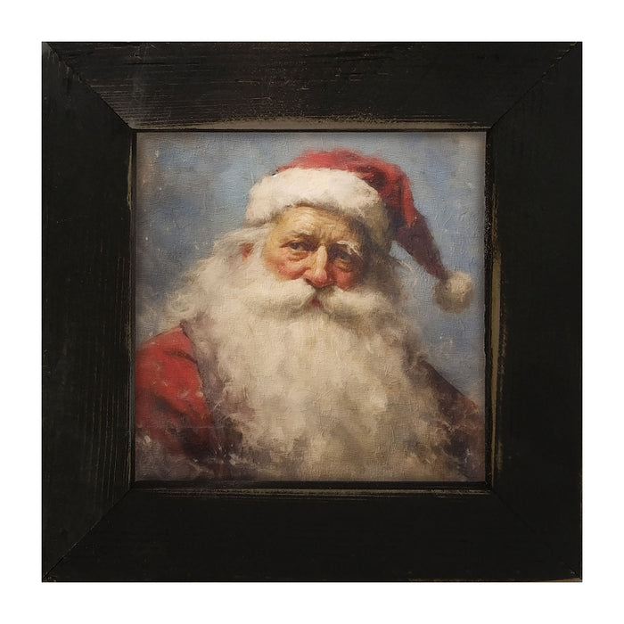 Santa portrait 5 - Framed Art