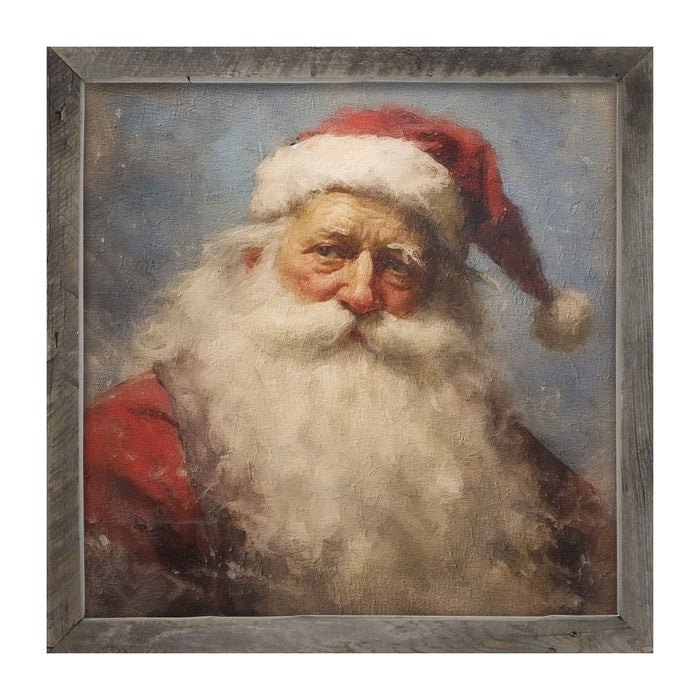 Santa portrait 5 - Framed Art