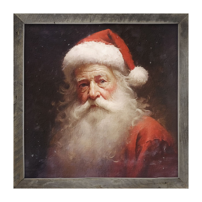 Santa portrait 6 - Framed Art