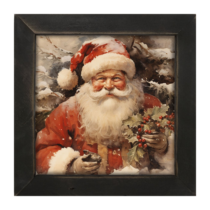 Santa smiling