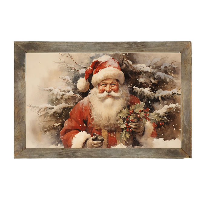 Santa smiling