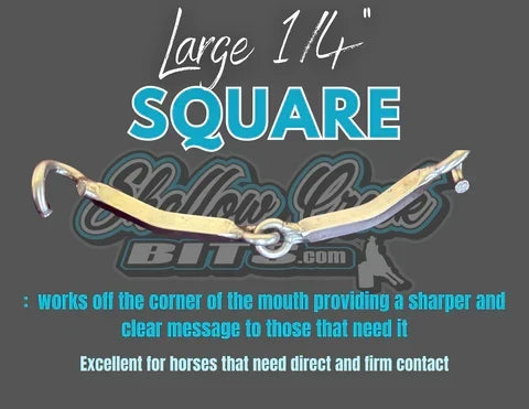 Large Square 1/4”