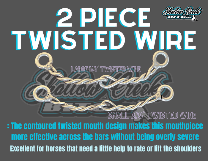 3/16' Twisted Snaffle (small)