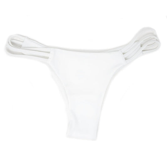 Seaweeds White Strappy Cheeky Minimal Coverage Bottom - Destination PSP