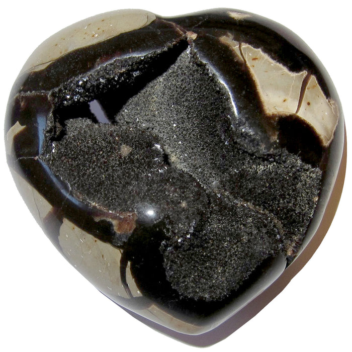 Septarian Heart Passion of the Dragon Stone Geode Cluster