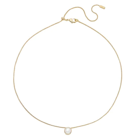 Signature Midi Knockout Pendant- Pearl