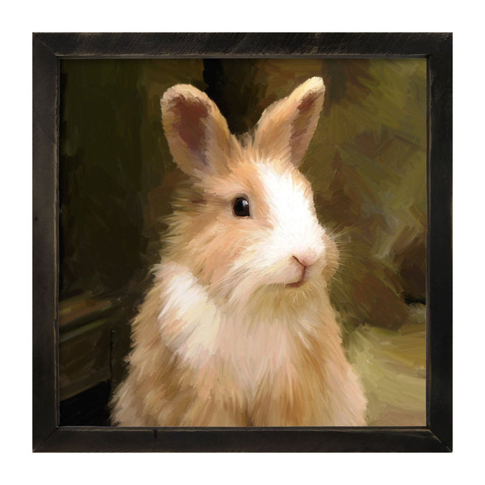 Sitting Rabbit - Framed Art