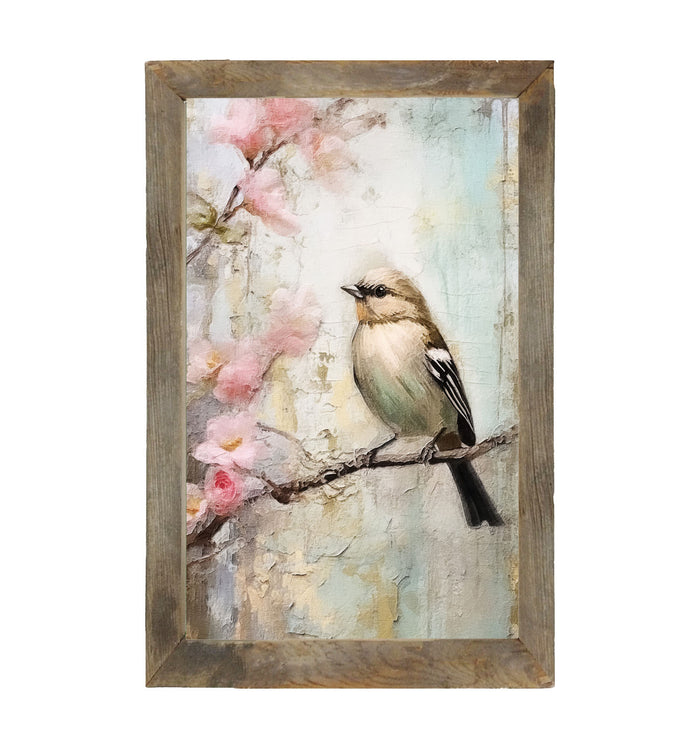 Small bird on branch
