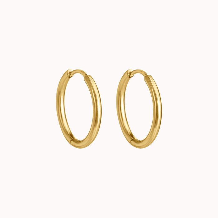 Small Classic Clicker Hoop Earrings