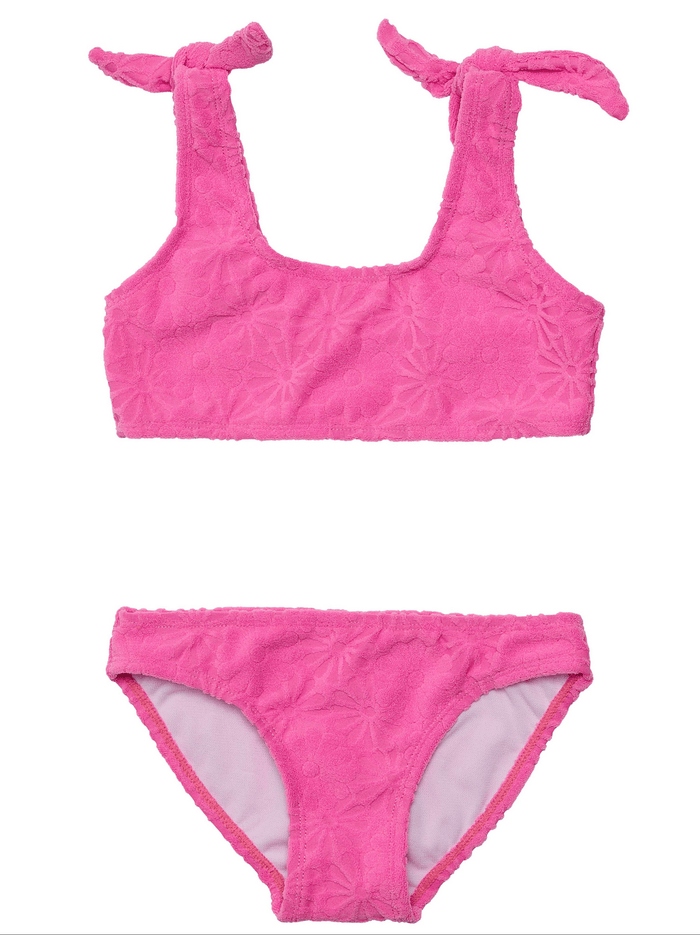 Snapper Rock Bubblegum Bloom Crop Bikini - Destination PSP