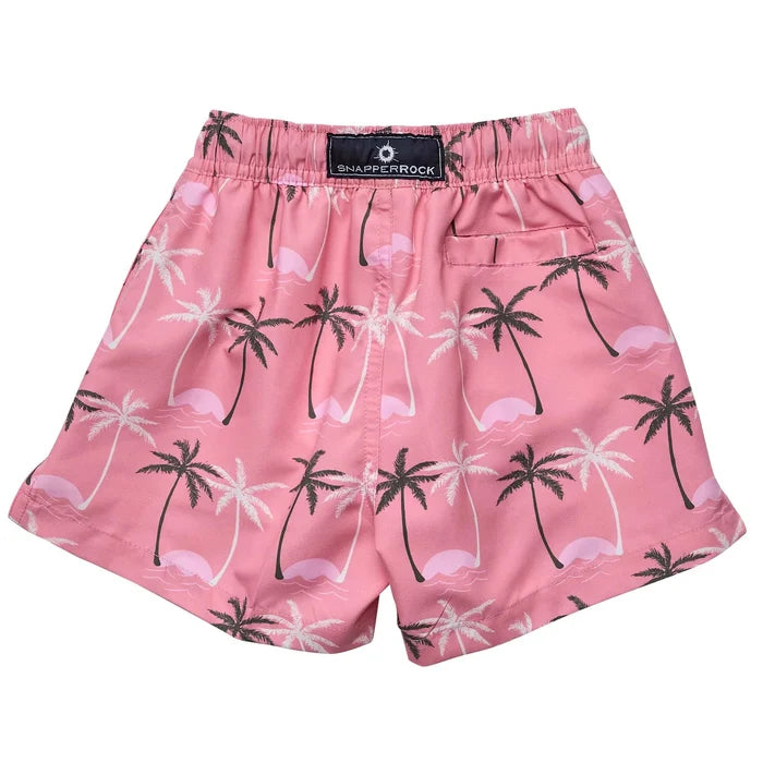 Snapper Rock Palm Paradise Sustainable Volley Board Shorts - Destination PSP