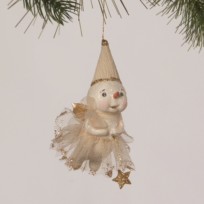 Snow Angel Ornament by artist Michelle Allen Raggedy Pants Designs for Bethany Lowe