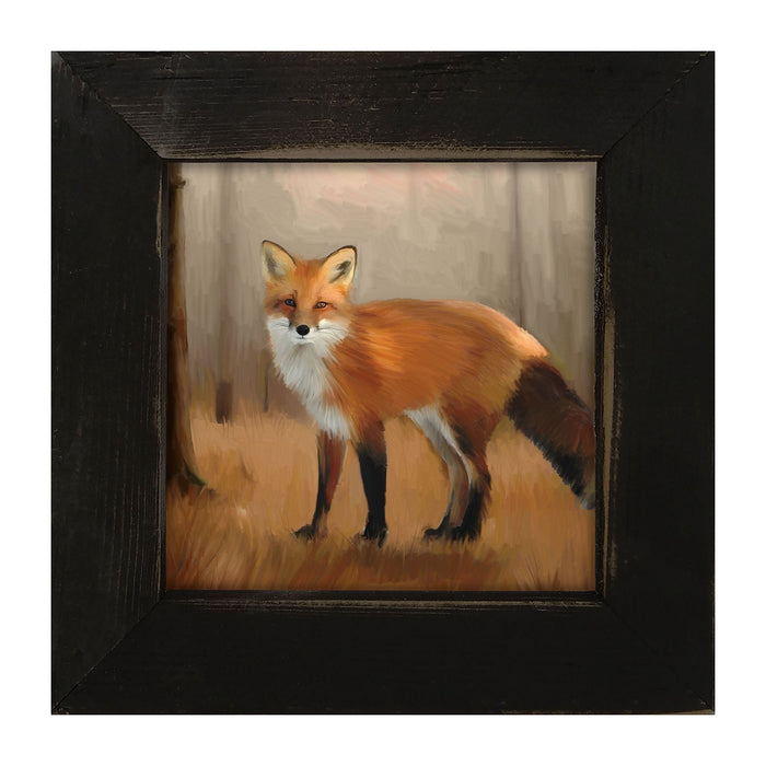 Standing Fox - Framed Art