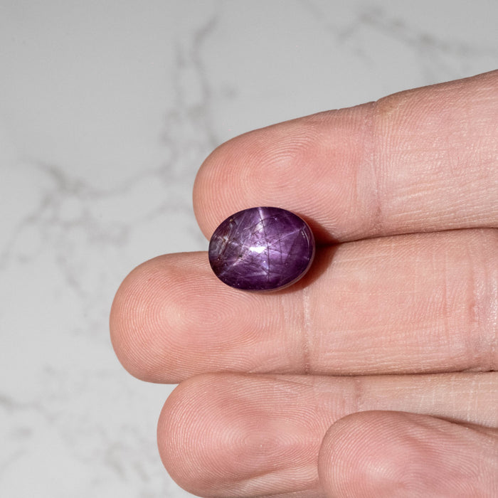 Star Ruby 18.85 ct 14x11mm - InnerVision Crystals