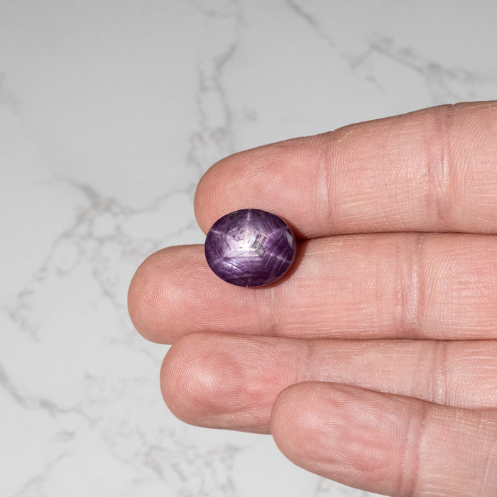 Star Ruby 23.60 ct 16x14mm - InnerVision Crystals