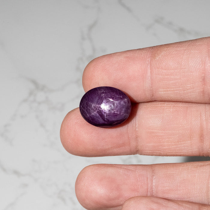 Star Ruby 27.35 ct 18x14mm - InnerVision Crystals