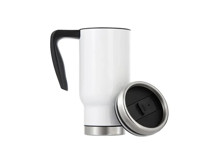 Sublimation 17oz Travel Mug w/ Plastic Insert(White)